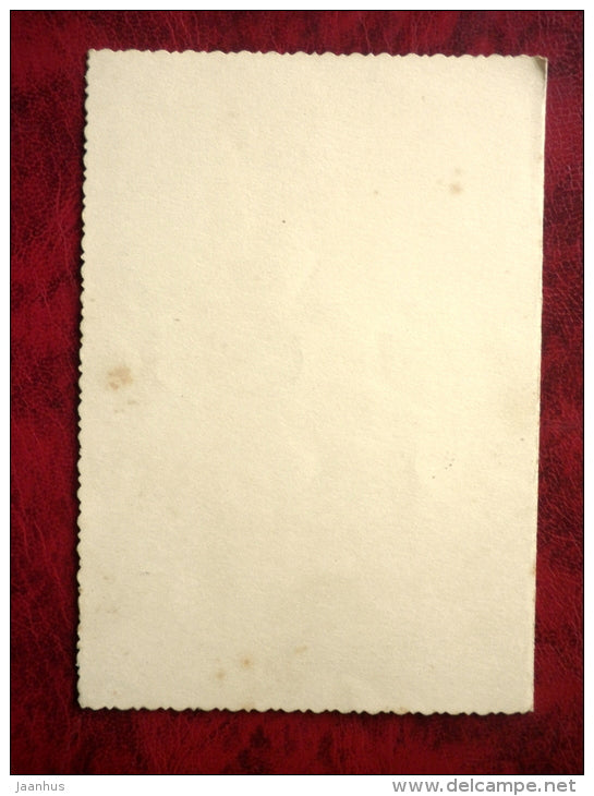 Easter greeting card - handmade - 1920s-1930s - Estonia - used - JH Postcards