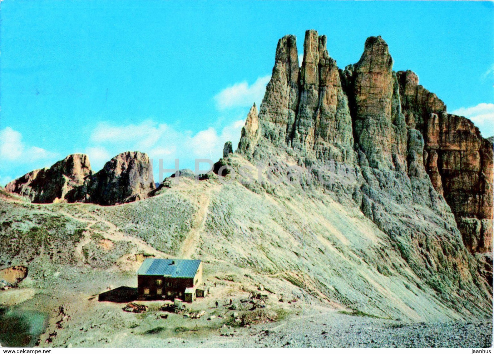 Dolomiti del Catinaccio - Torri del Vajolet - Rifugio Re Alberto - 1969 - Italy - used - JH Postcards