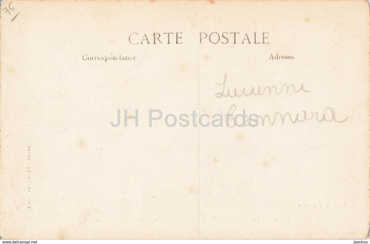 Sainte Adresse - La Falaise - 165 - alte Postkarte - Frankreich - unbenutzt