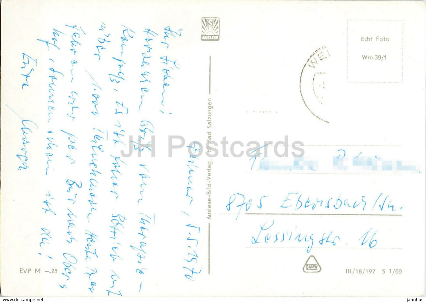 Dichterstadt Weimar - Schillerhaus - Goethehaus - monument -  1970 - Germany DDR - used