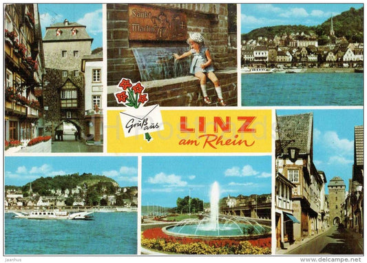 Gruss aus Linz am Rhein - Germany - 1981 gelaufen - JH Postcards