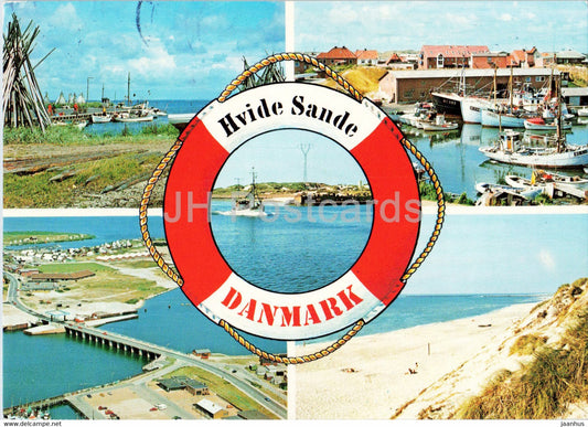 Hvide Sande Danmark - boats - Denmark - used - JH Postcards