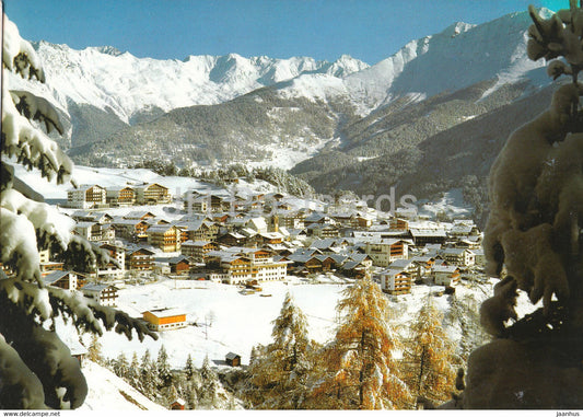 Serfaus 1427 m - Sonnenterrasse - Oberintal - Tirol - 1990 - Austria - used - JH Postcards