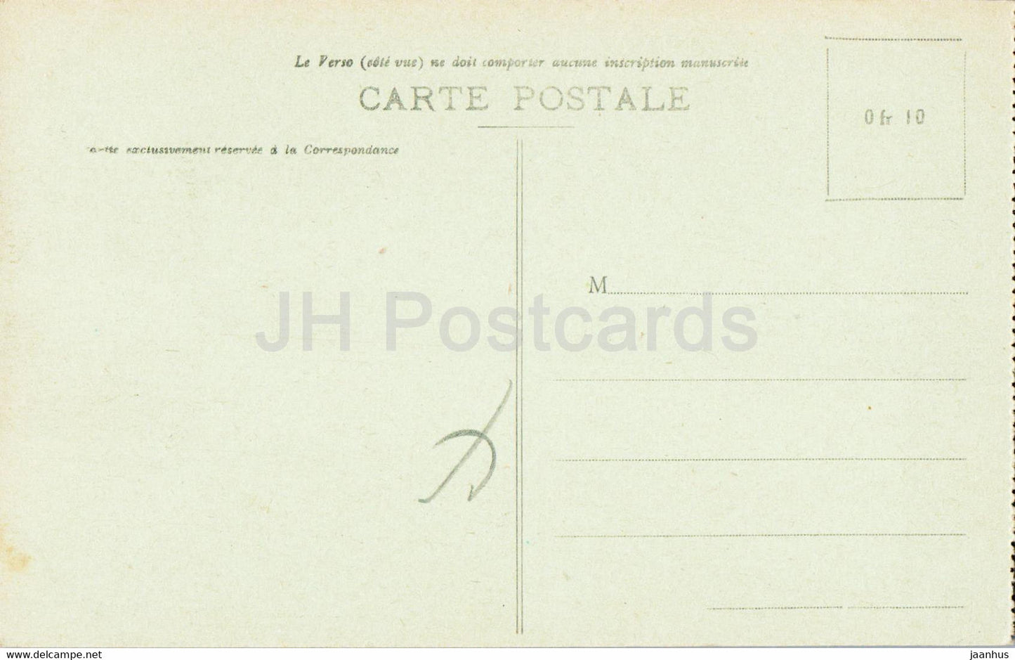 Carnac - L'Eglise - Auto - Kirche - 1746 - alte Postkarte - Frankreich - unbenutzt