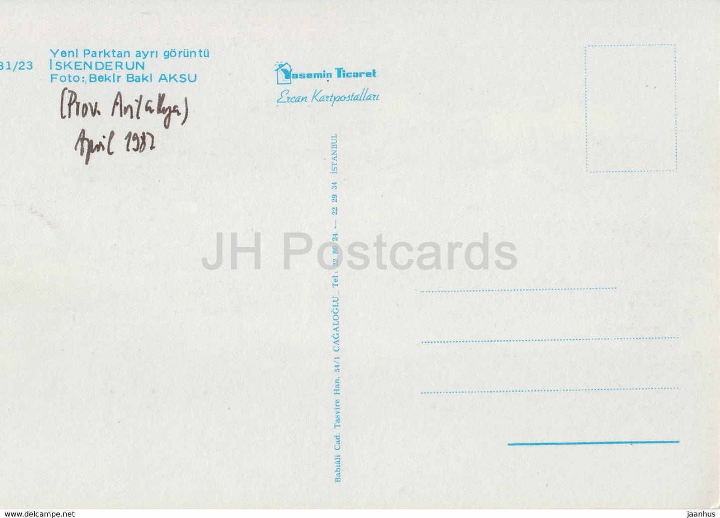 Iskenderun – New Park – 1987 – Türkei – gebraucht