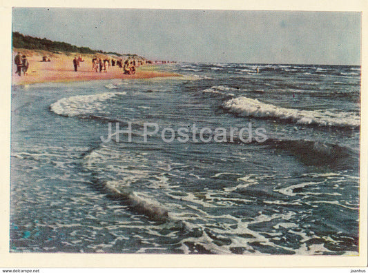Palanga - Hail to You singing Baltic sea - 1 - Lithuania USSR - unused - JH Postcards