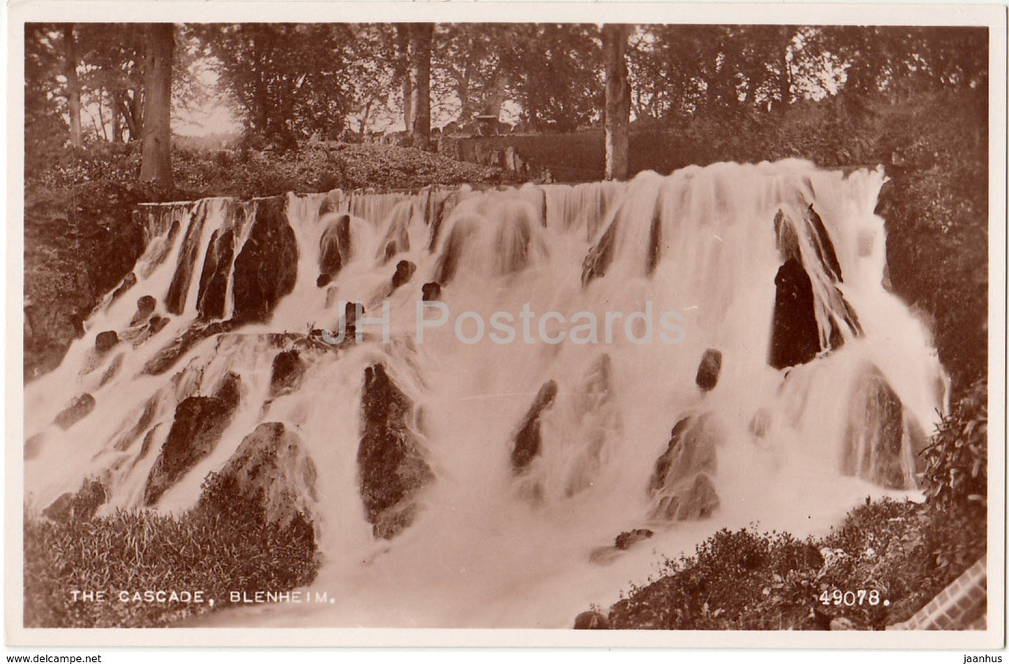 Blenheim - The Cascade - 49078 - 1952 - United Kingdom - England - used - JH Postcards