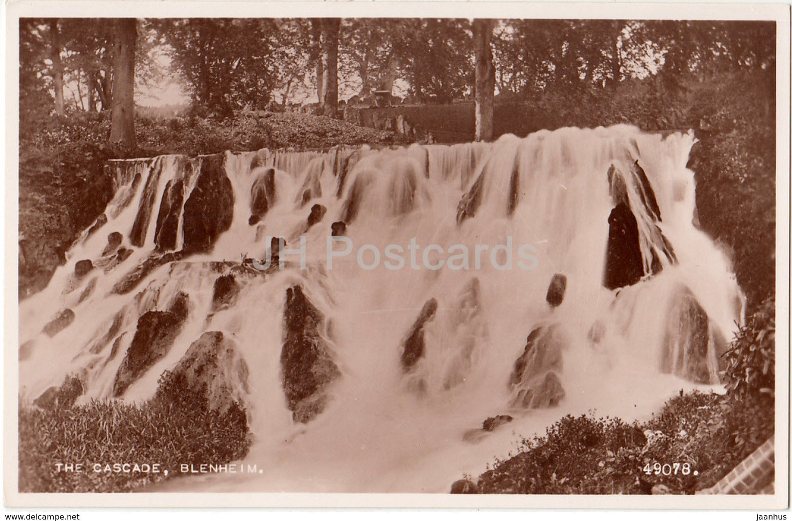 Blenheim - The Cascade - 49078 - 1952 - United Kingdom - England - used - JH Postcards