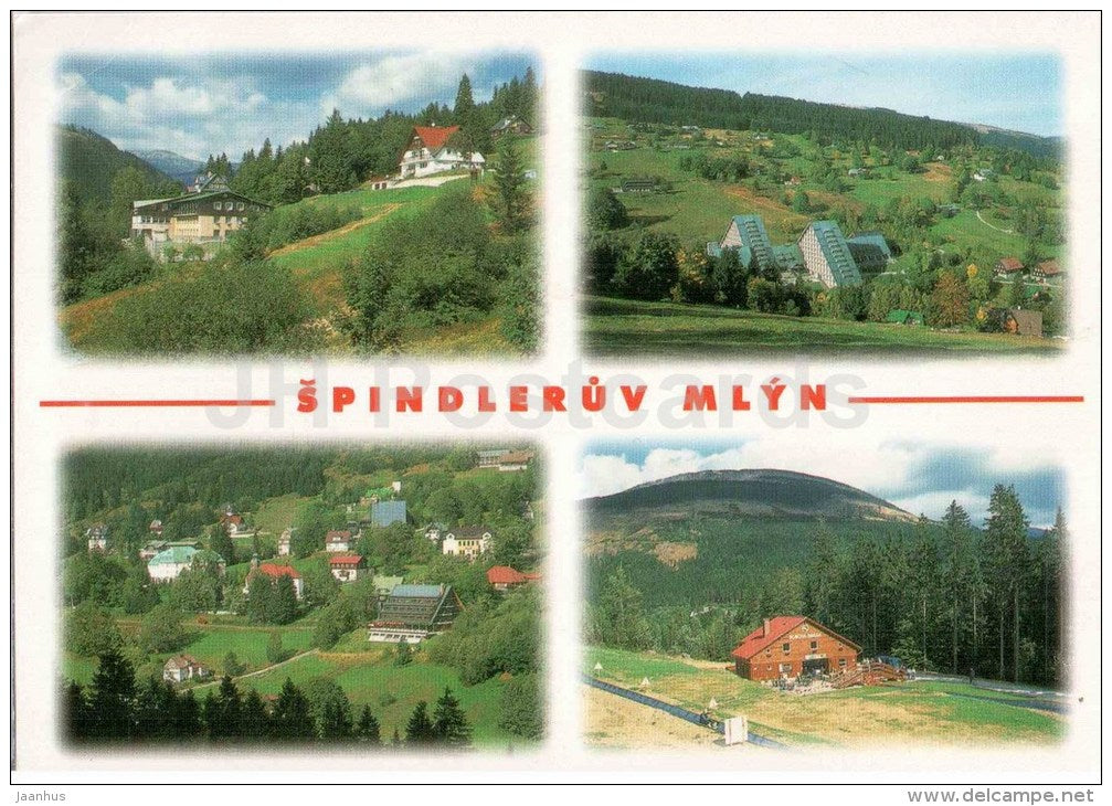 Spindleruv Mlyn - Krkonose - mountains - Czech Republic - used 1998 - JH Postcards