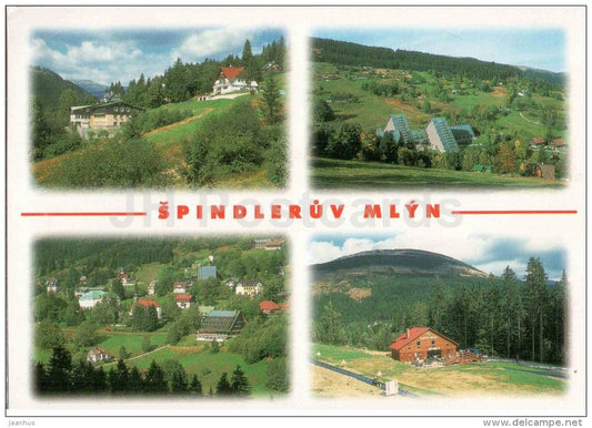 Spindleruv Mlyn - Krkonose - mountains - Czech Republic - used 1998 - JH Postcards