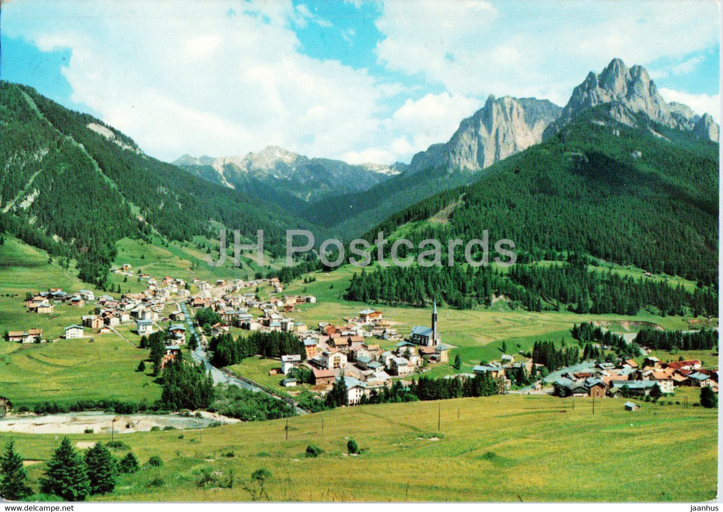Dolomiti - Pozza di Fassa - Sasso Delle Undici e Delle Dodici - Italy - used - JH Postcards