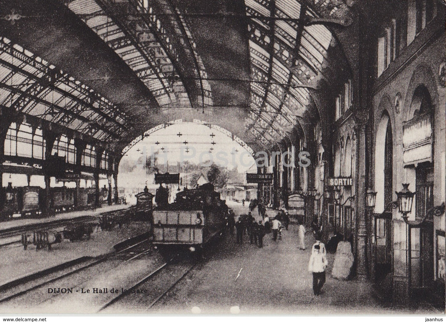 Dijon - Le Hall de la Gare - REPRODUCTION - France - unused - JH Postcards