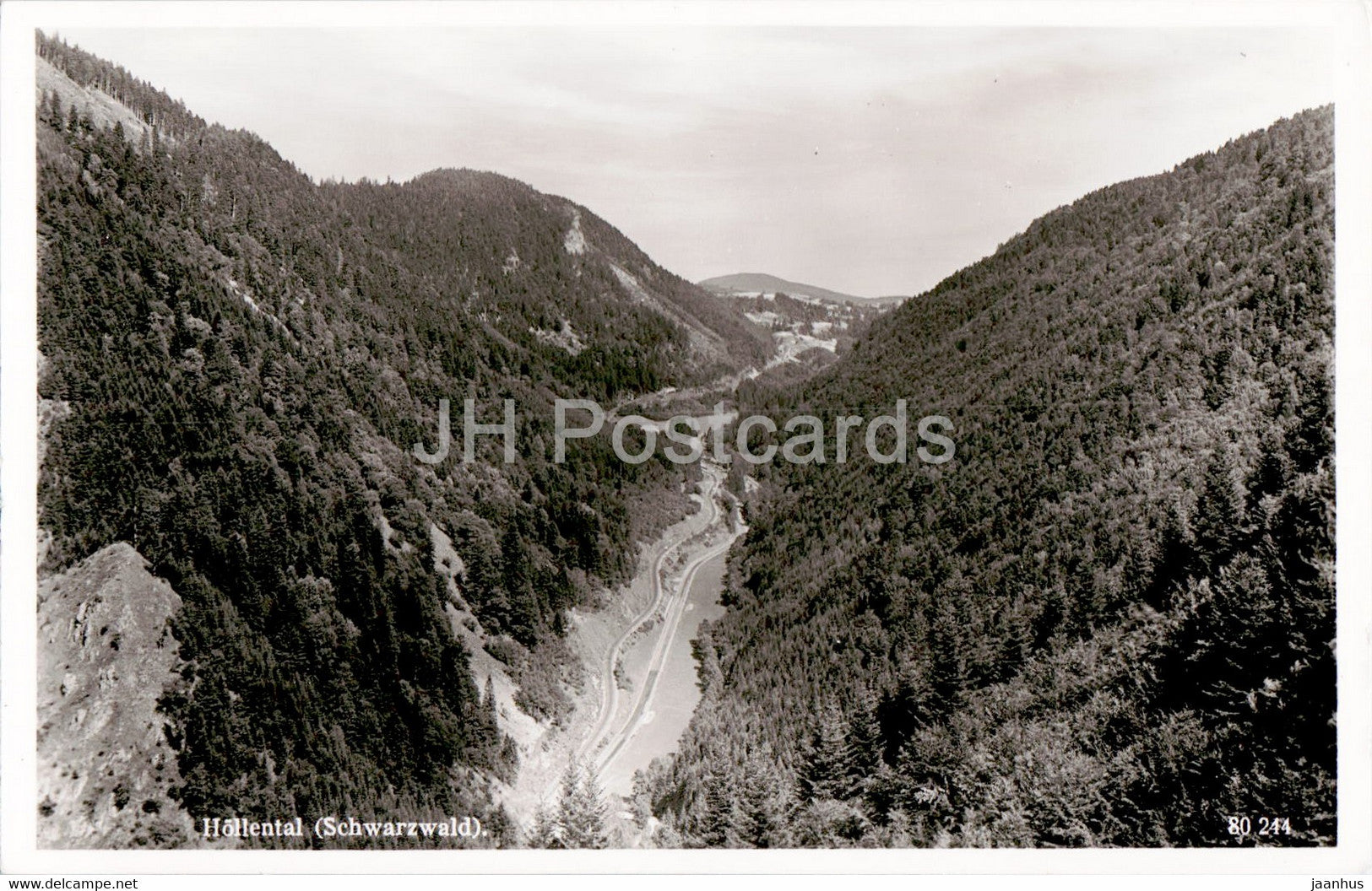 Hollental - Schwarzwald - old postcard - Germany - unused - JH Postcards