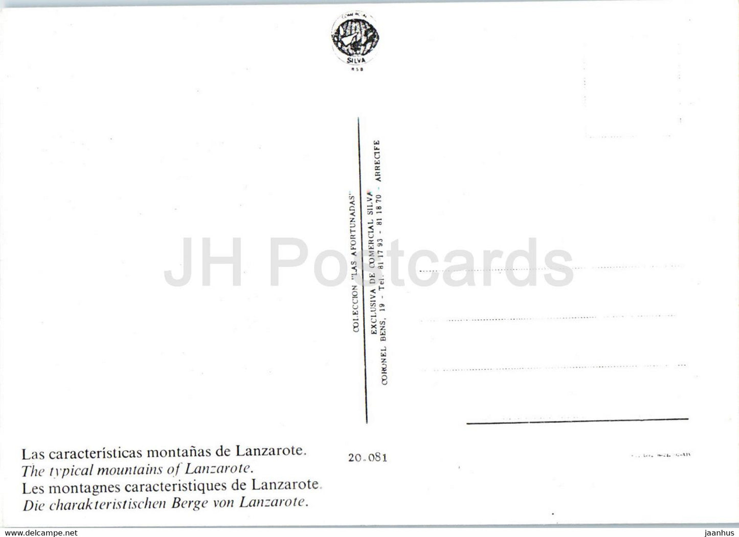 Las caracteristicas montanas de Lanzarote - montagnes typiques - Espagne - inutilisé