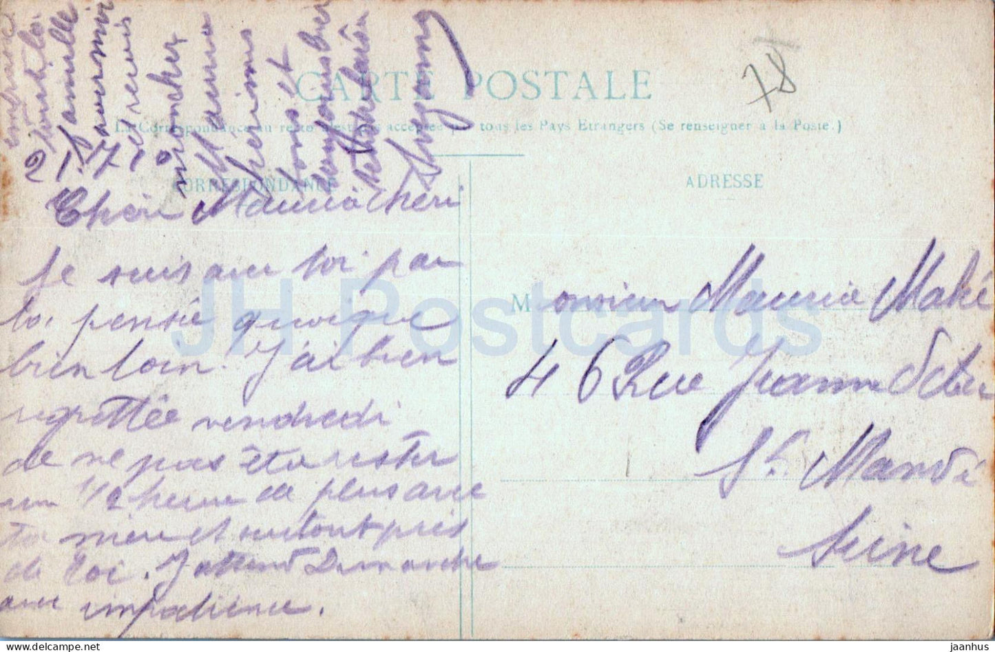 Montfort L'Amaury - Ruines du Donjon du X siecle - vue du cote de la ville - alte Postkarte - 1910 - Frankreich - gebraucht 