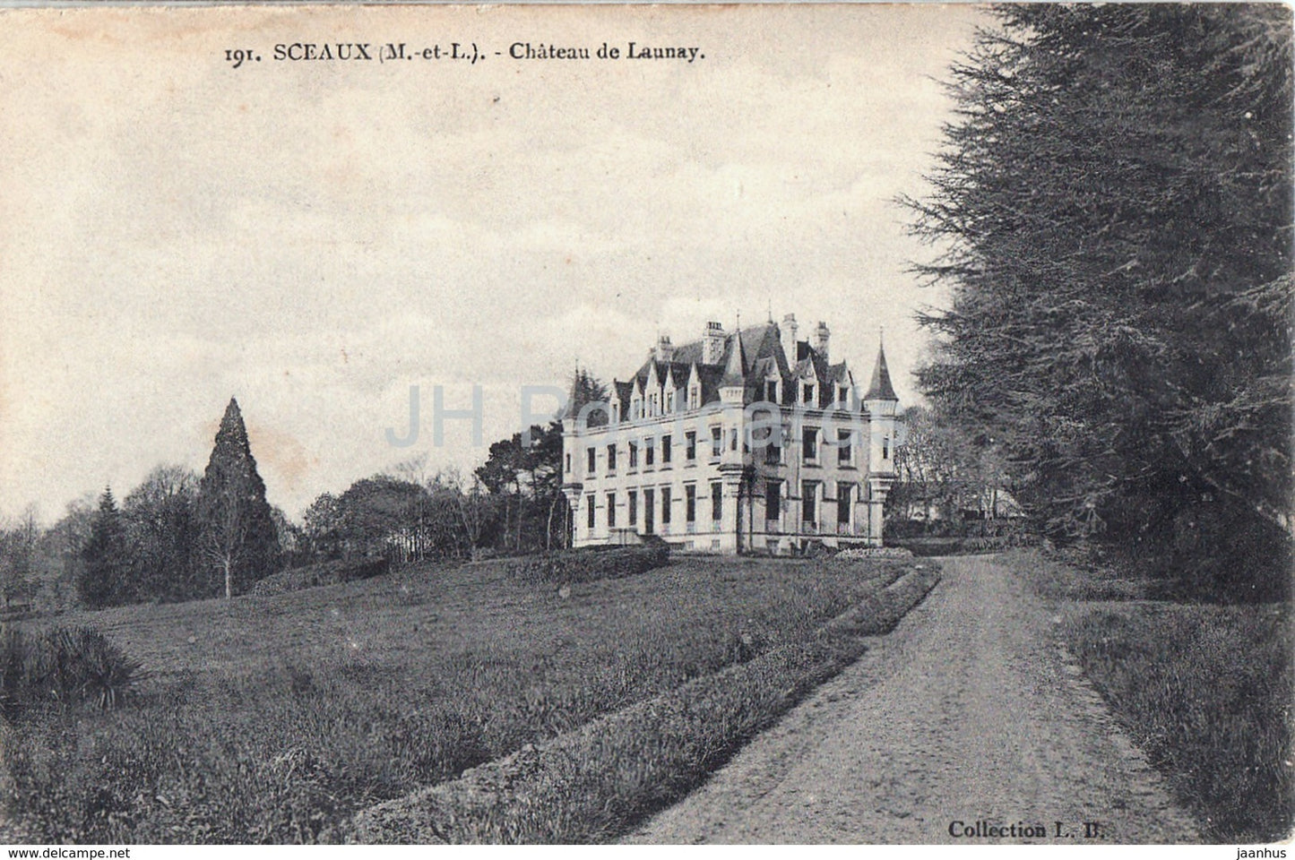 Sceaux - Chateau de Launay - 191 - castle - old postcard - 1905 - France - used