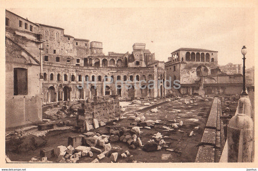 Roma - Rome - Traiani Markets and Loggia of the Knights of Rhodes - old postcard - Italy - unused - JH Postcards