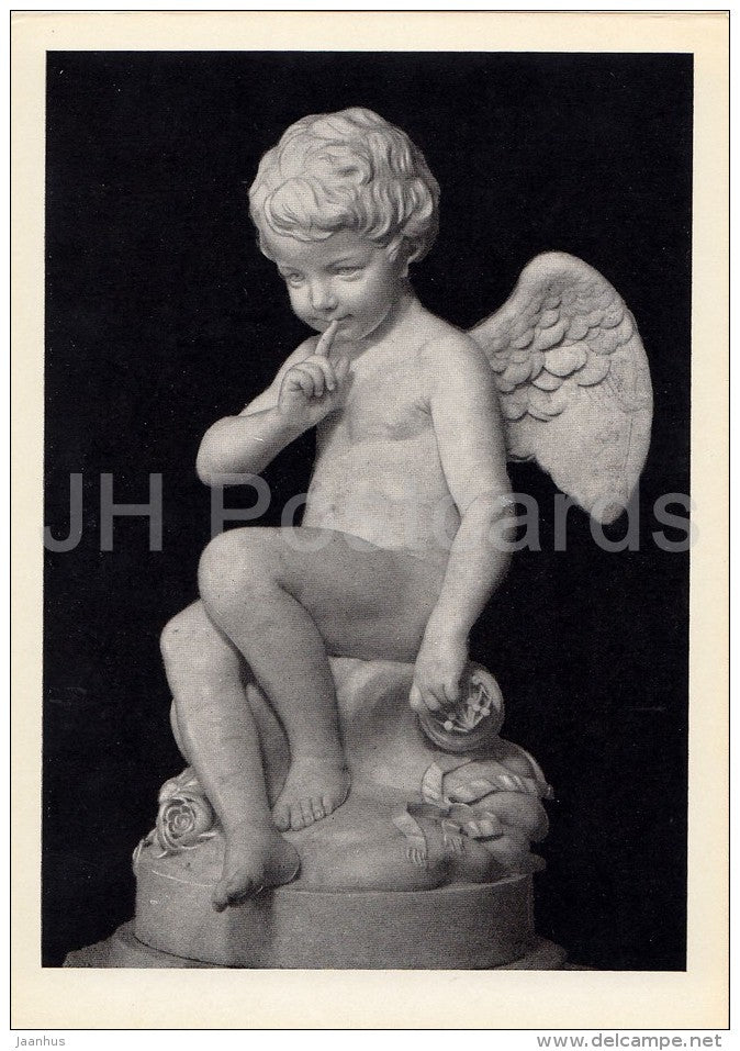 sculpture by Etienne Maurice Falconet - Amour - French art - 1963 - Russia USSR - unused - JH Postcards