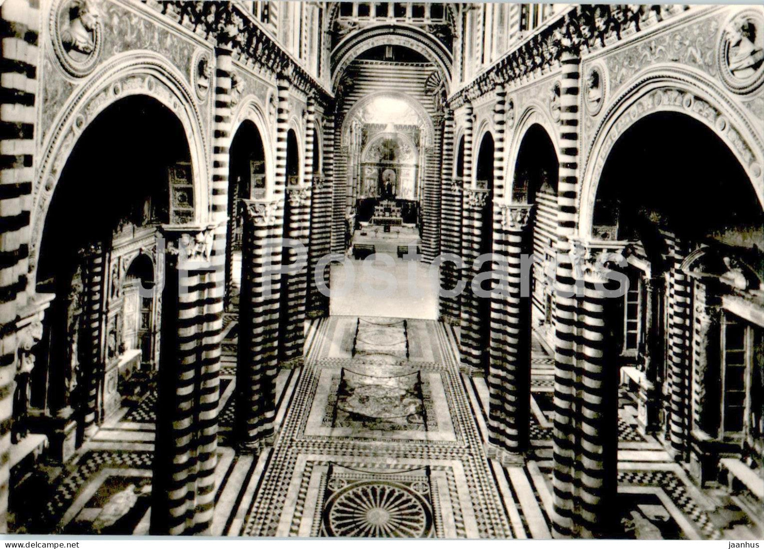 Siena - Interno della Cattedrale - inside of the cathedral - 9160 - Italy - unused - JH Postcards