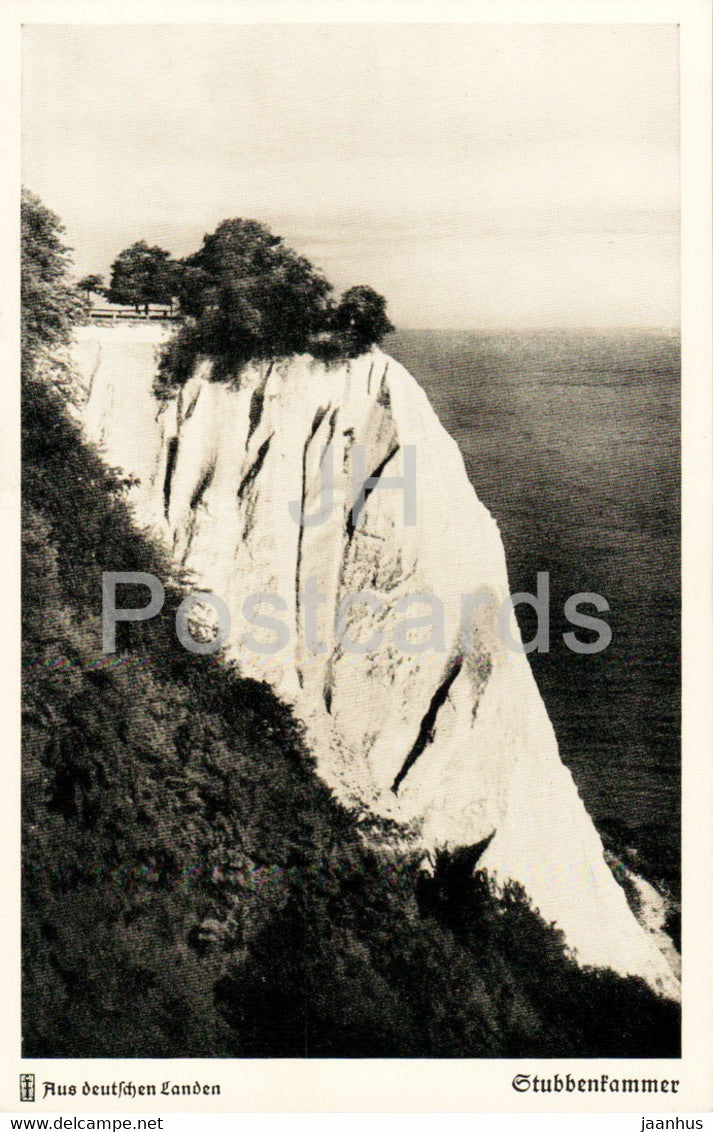 Aus Deutschen Landen - Stubbenkammer - Der Konigsstuhl - 391 - old postcard - Germany - unused - JH Postcards