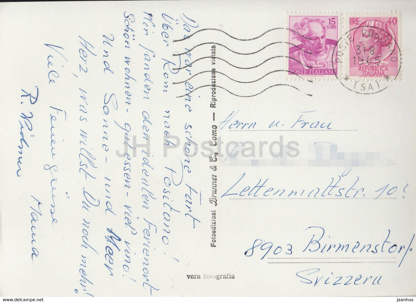 Positano - Belvedere - 1965 - Italy - used