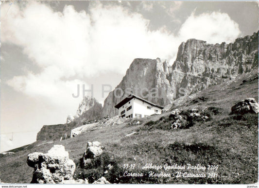 Albergo Gasthaus Paolino - Carezza - Karersee - Il Catinaccio - Italy - used - JH Postcards