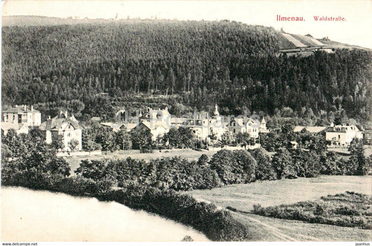 Ilmenau - Waldstrasse - old postcard - 1913 - Germany - used - JH Postcards