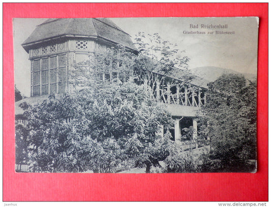 Gradierhaus zur Blühzeit - Bad Reichenhall - L 1414 - old postcard - Germany - unused - JH Postcards