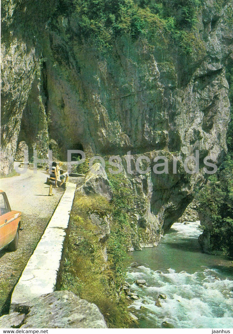 Sochi - on the road to Krasnaya Polyana - 1 - 1979 - Russia USSR - unused - JH Postcards