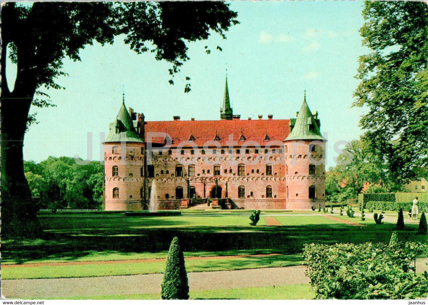 Egeskov - castle - 1970 - Denmark - used - JH Postcards
