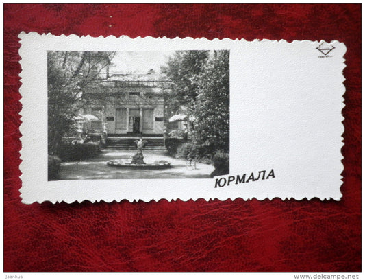 Jurmala  - mini card - Latvia USSR - used in 1965 - JH Postcards