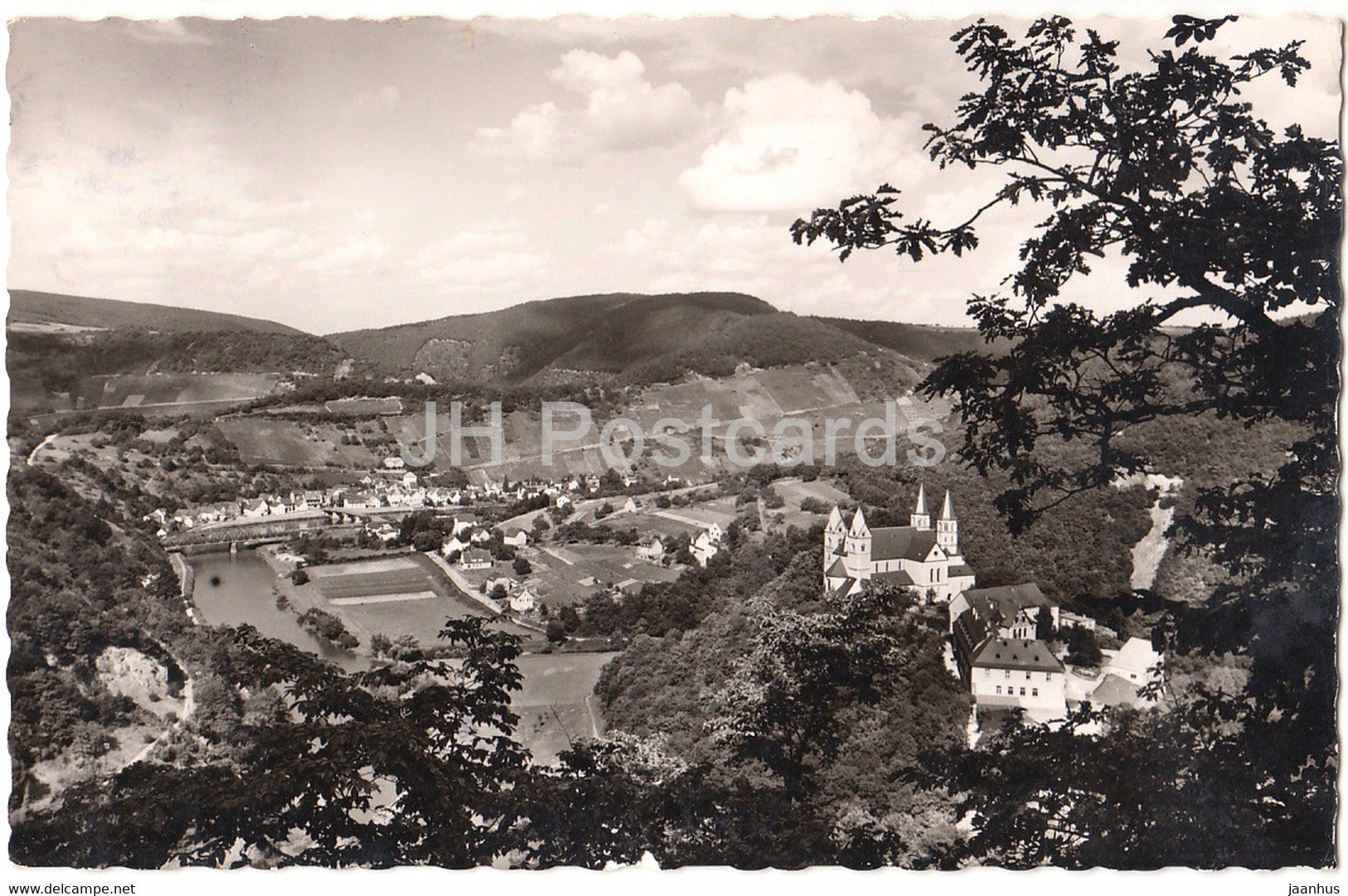 Obernhof a d Lahn mit Kloster Arnstein - Germany - used - JH Postcards