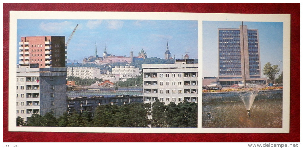 New suburbs of Tallinn - Tallinn - 1980 - Estonia USSR - unused - JH Postcards