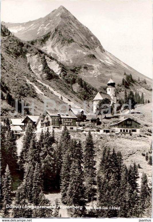 Damuls i Bregenzerwald - Vorarlberg - old postcard - 1961 - Austria - used - JH Postcards