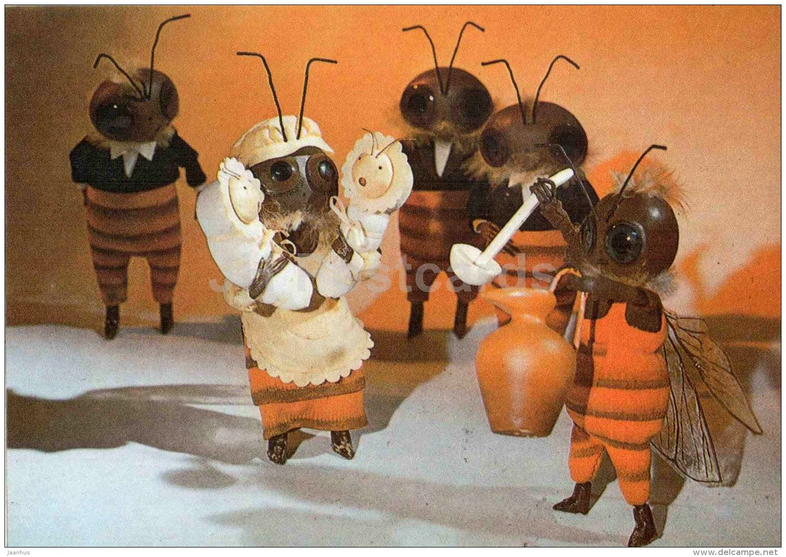 The Town of Honey Masters - Bee - Puppet movie - 1990 - Estonia USSR - unused - JH Postcards