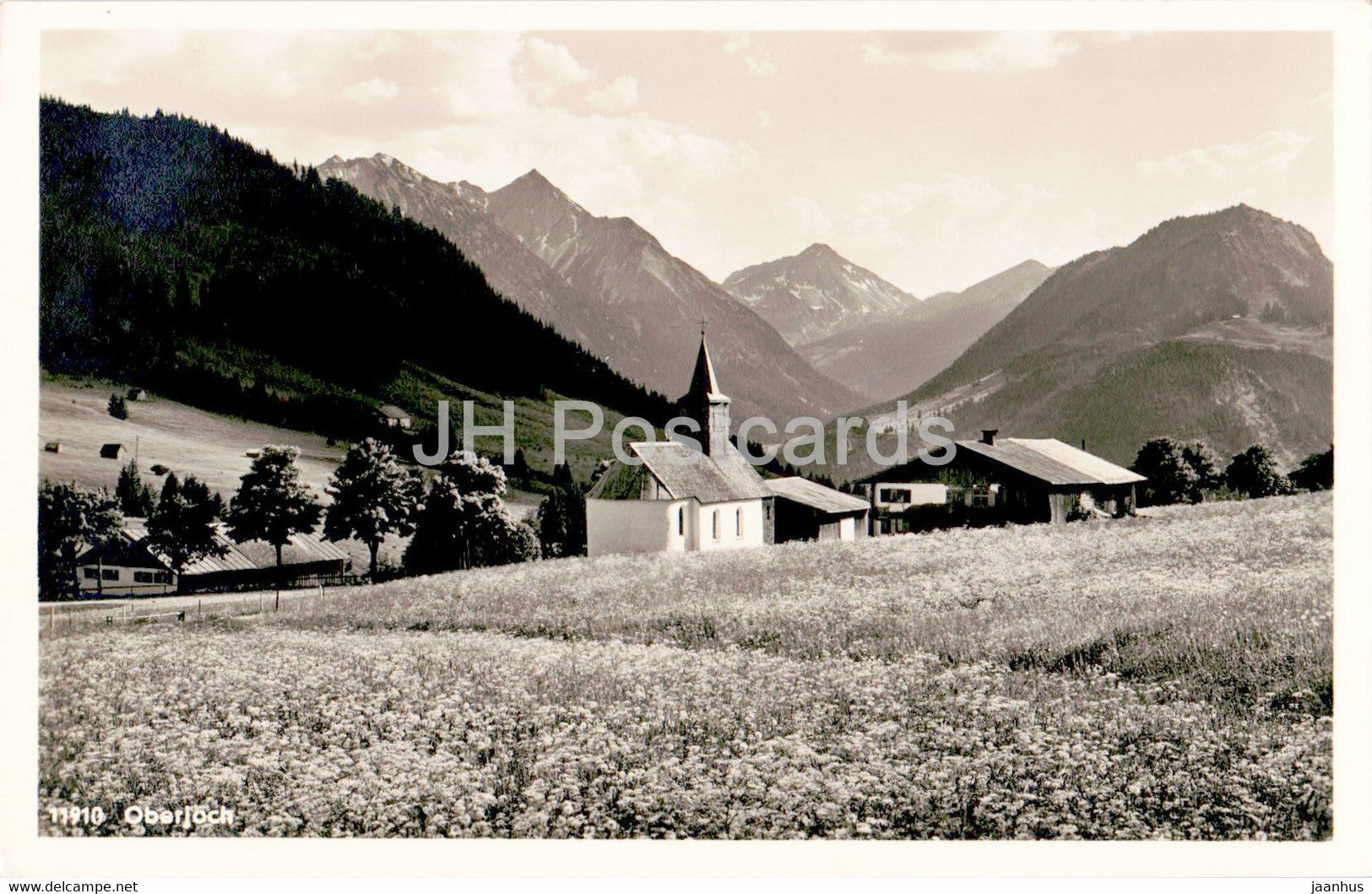Oberjoch 1136 m im Bayr Hochallgau - old postcard - Germany - used - JH Postcards