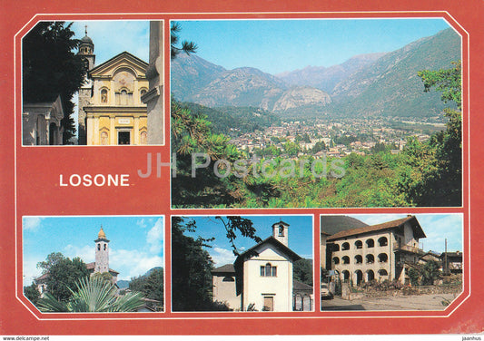 Losone - Presso Locarno - Ascona - 6616 - 1996 - Switzerland - used - JH Postcards