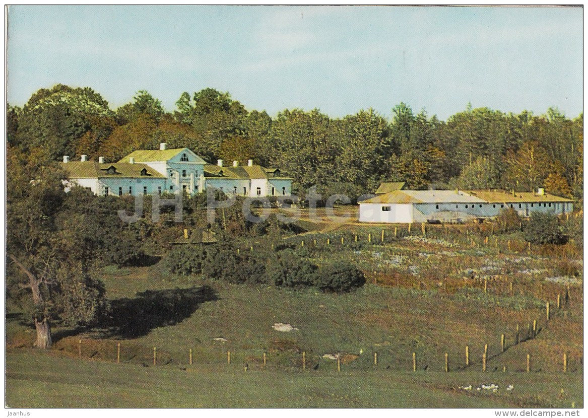 A view of Volkonsky House - Russian writer Leo Tolstoy Museum - Yasnaya Polyana - 1967 - Russia USSR - unused - JH Postcards