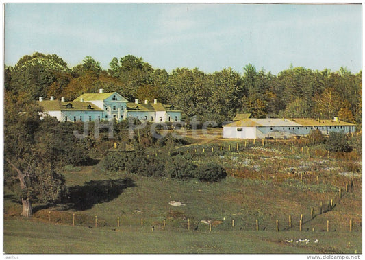 A view of Volkonsky House - Russian writer Leo Tolstoy Museum - Yasnaya Polyana - 1967 - Russia USSR - unused - JH Postcards