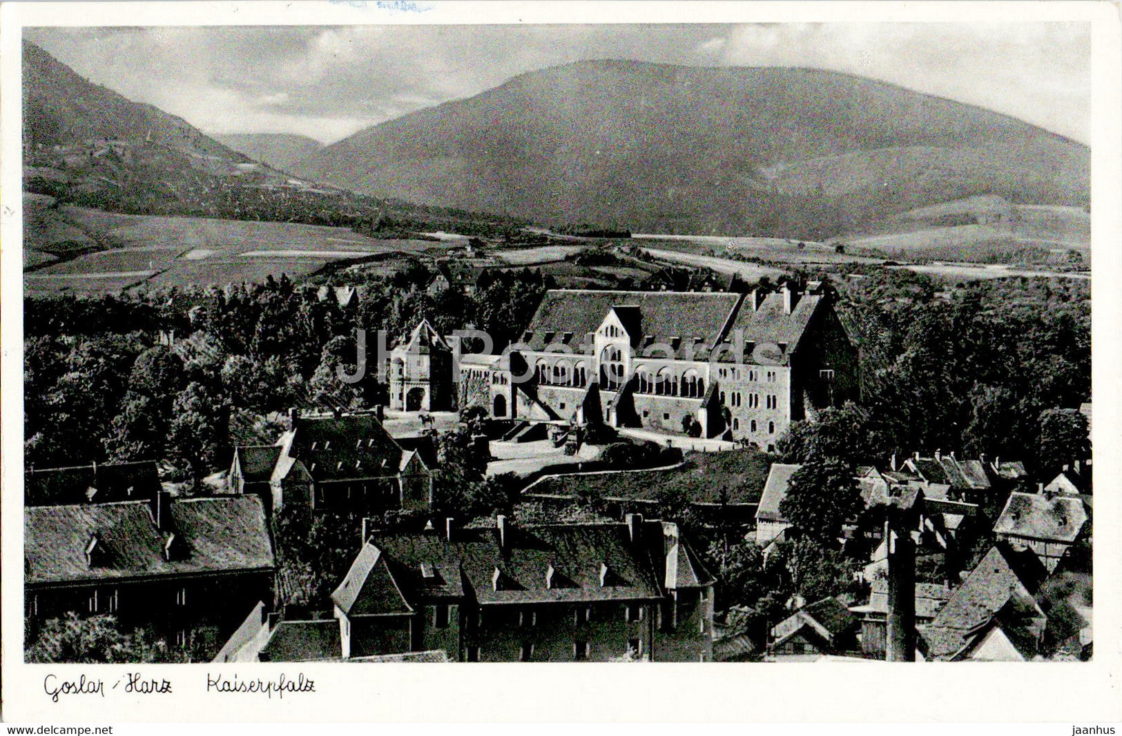 Goslar Harz - Kaiserpfalz - old postcard - 1957 - Germany - used - JH Postcards