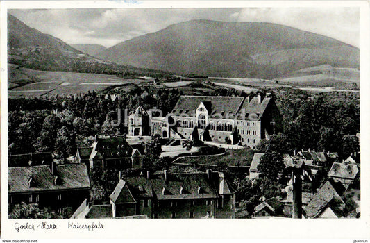 Goslar Harz - Kaiserpfalz - old postcard - 1957 - Germany - used - JH Postcards