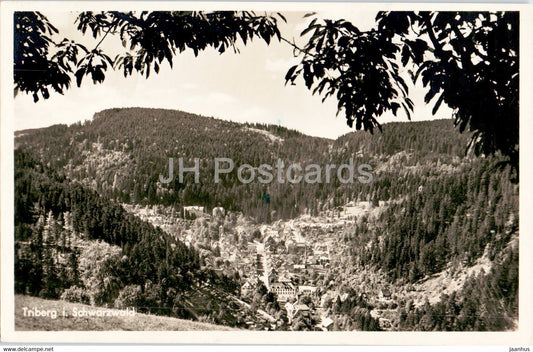 Triberg i Schwarzwald - Blick vom Hohnen - old postcard - Germany - used - JH Postcards