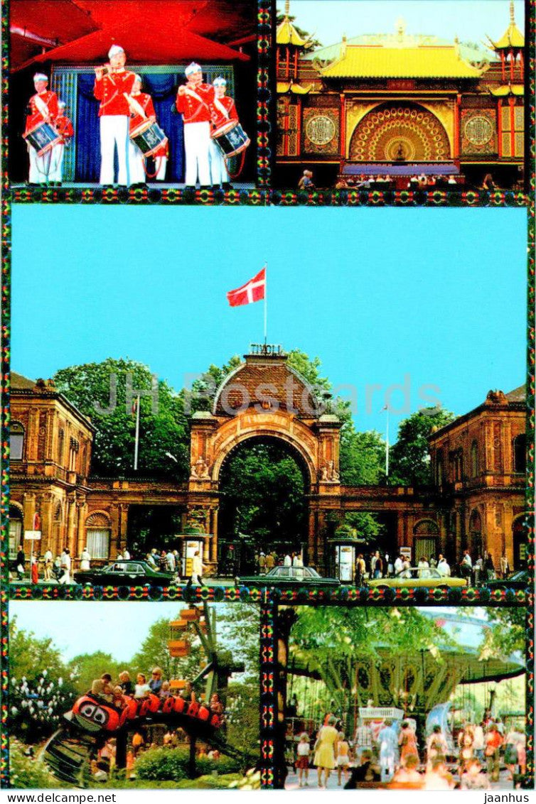 Copenhagen - Kobenhavn - Tivoli - multiview - 2000-59 - Denmark - unused - JH Postcards