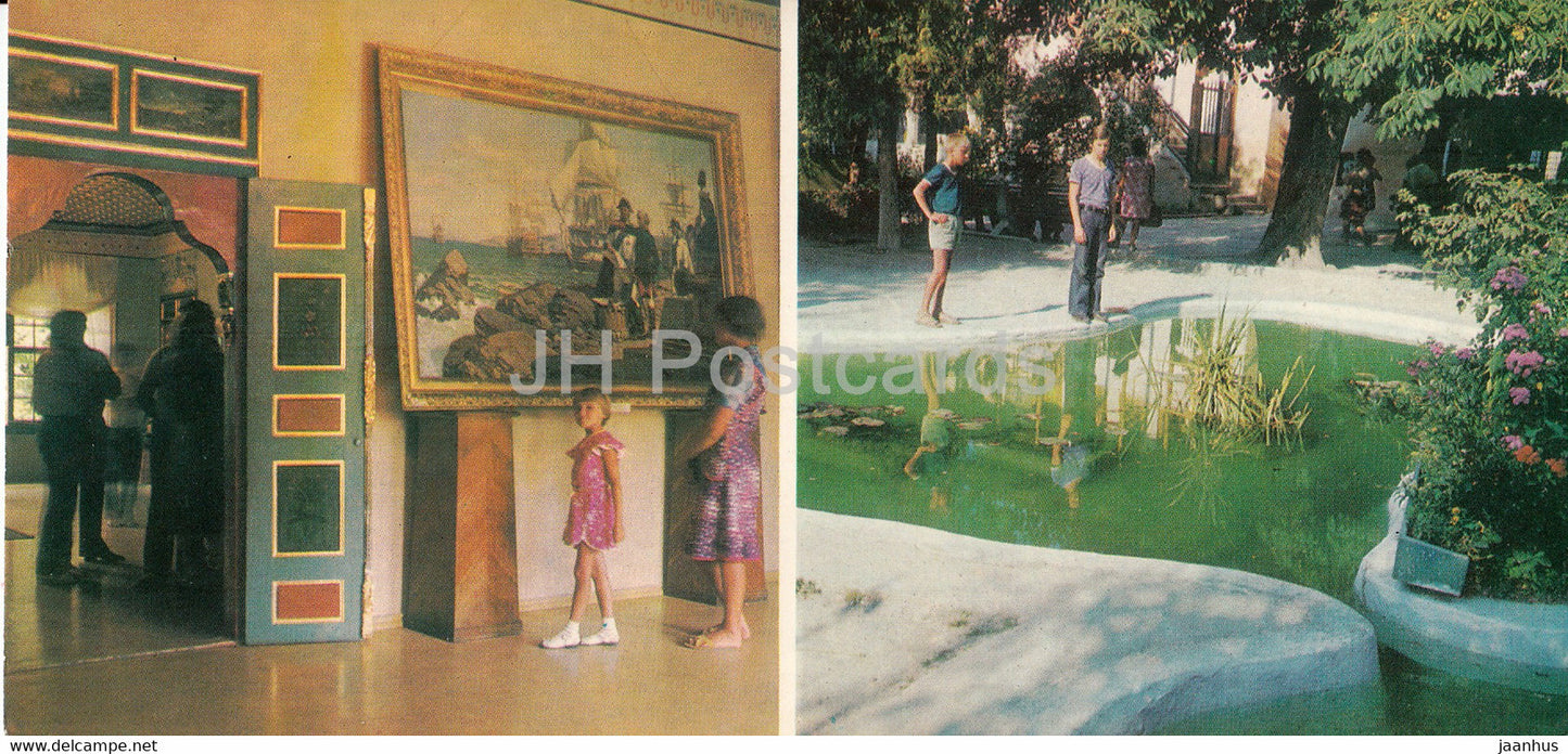 Bakhchisaray Palace Museum - Interior of Bohdan Khmelnytsky room - Coffee room 1 Crimea - 1981 - Ukraine USSR - unused - JH Postcards