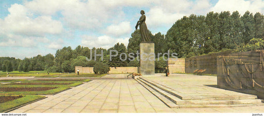 Piskaryovskoye Memorial Cemetery - Central part of the memorial complex - 1 - 1985 - Russia USSR - unused - JH Postcards