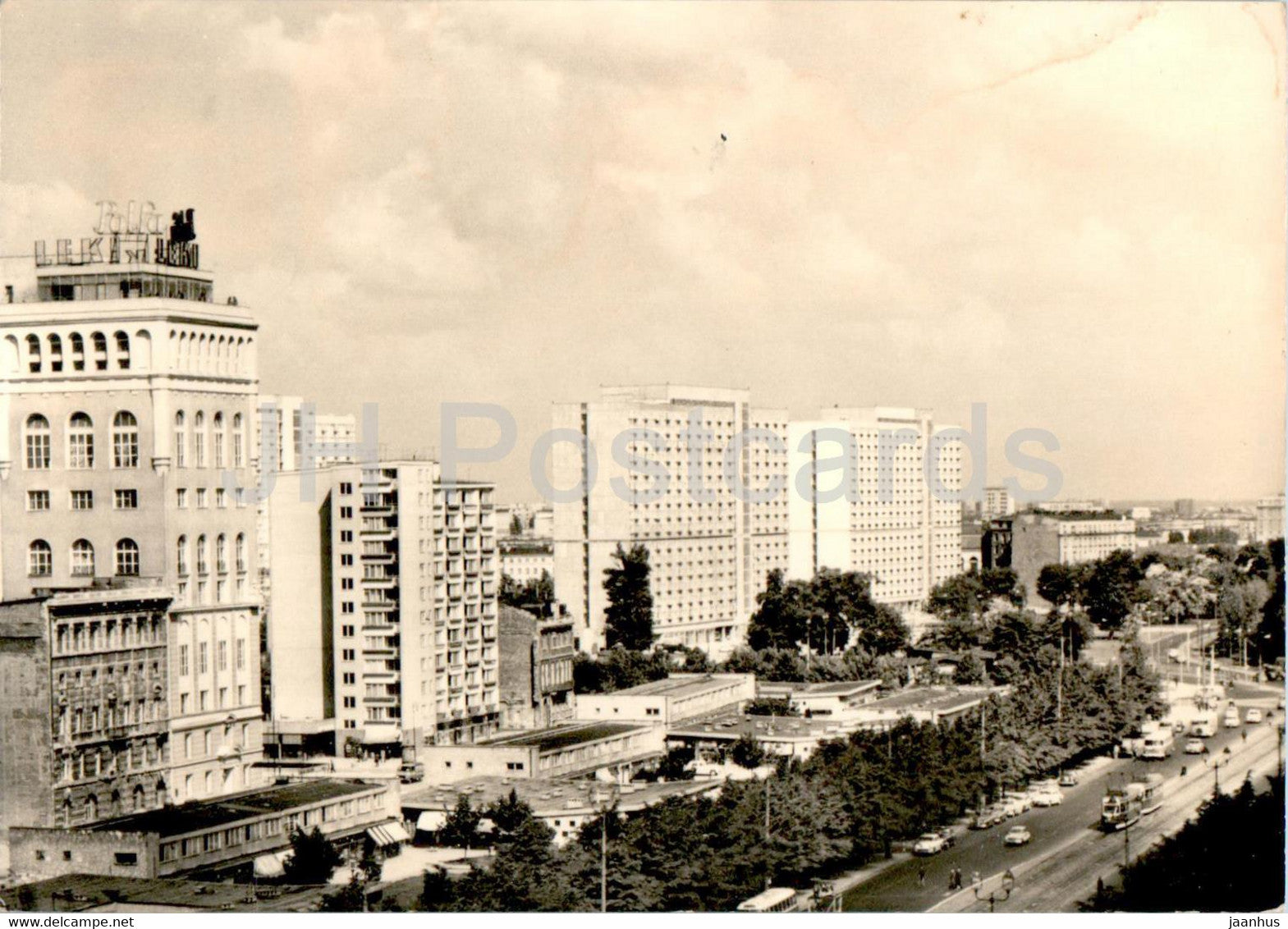 Warsaw - Warszawa - ulica Marszalkowska - street - 1970 - Poland - used - JH Postcards