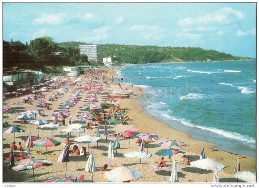 resort Druzhba (Friendship) - beach - 5412 - Bulgaria - unused - JH Postcards