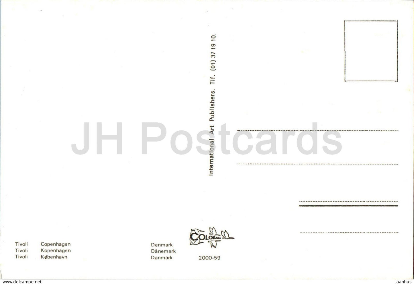 Copenhague - Kobenhavn - Tivoli - multiview - 2000-59 - Danemark - inutilisé 