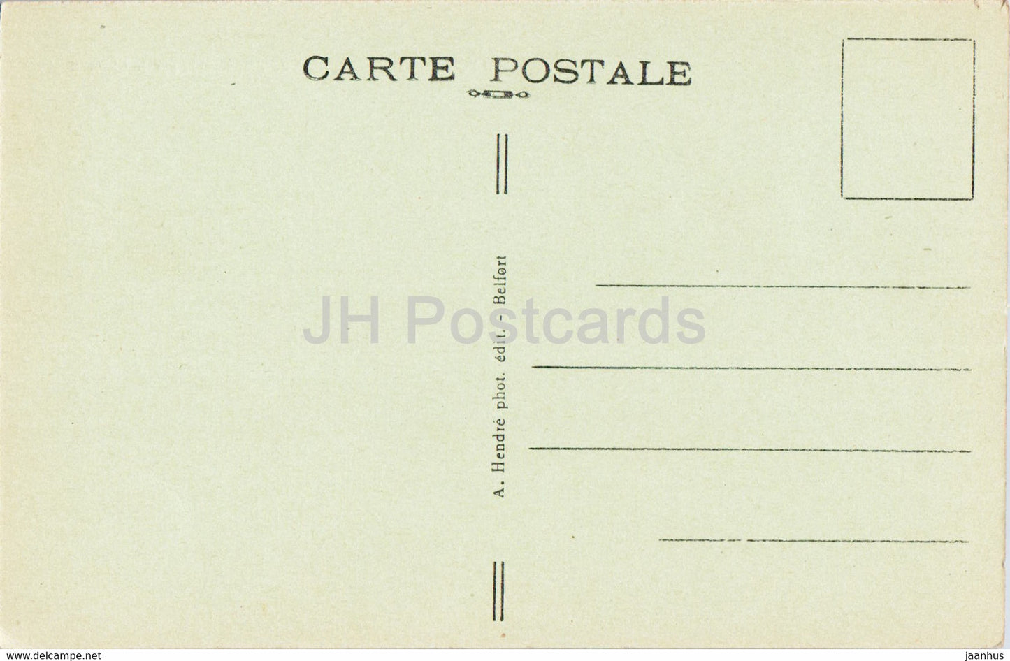 Belfort - Vue d'ensemble sur le Chateau - castle - 183 - old postcard - France - unused