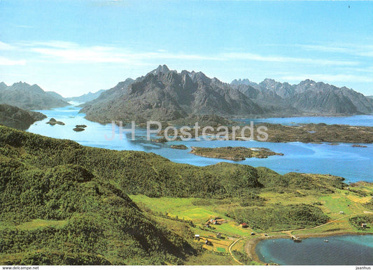 View of Raftsund - Lofoten Islands - Raftsundet - Norway - unused - JH Postcards